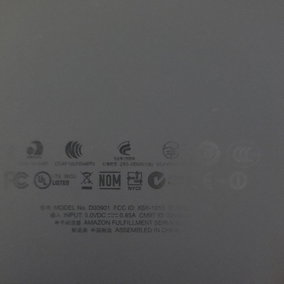 Never Used. Amazon Kindle Gray eBook Reader with E-Ink Display - Picture 5 of 17